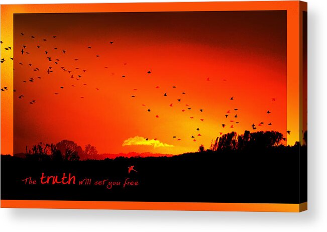 Landscape Acrylic Print featuring the photograph Truth by Holly Kempe