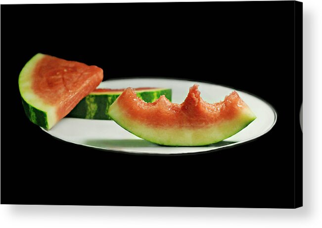 Fruit Acrylic Print featuring the photograph Watermelon Rind by Diana Angstadt