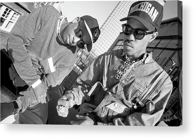 Music Acrylic Print featuring the photograph Gang Starr #1 by Martyn Goodacre