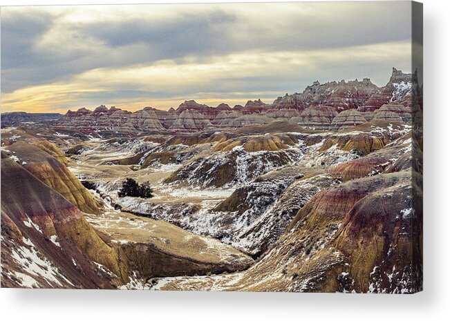 Badlands National Park Acrylic Print featuring the photograph Badlands 0943 by Scott Meyer