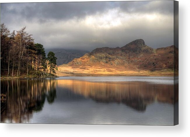 Tranquility Acrylic Print featuring the photograph Clearing Weather At Blea Tarn by Terry Roberts Photography