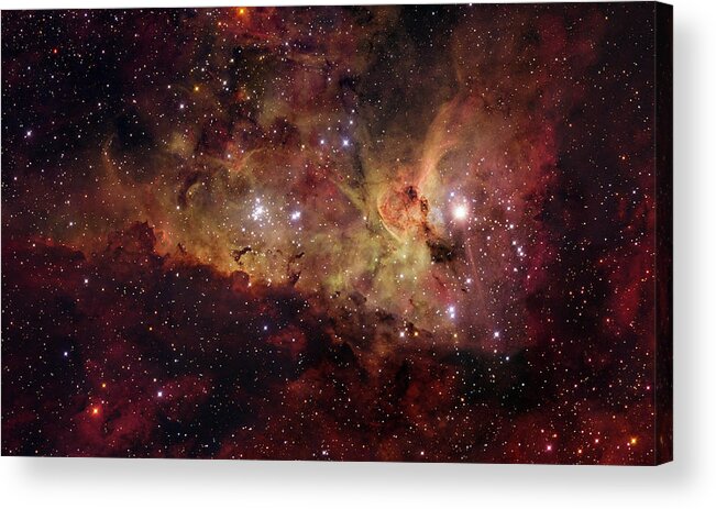 Outdoors Acrylic Print featuring the photograph Eta Carinae Is A Colorful Southern by Stocktrek Images