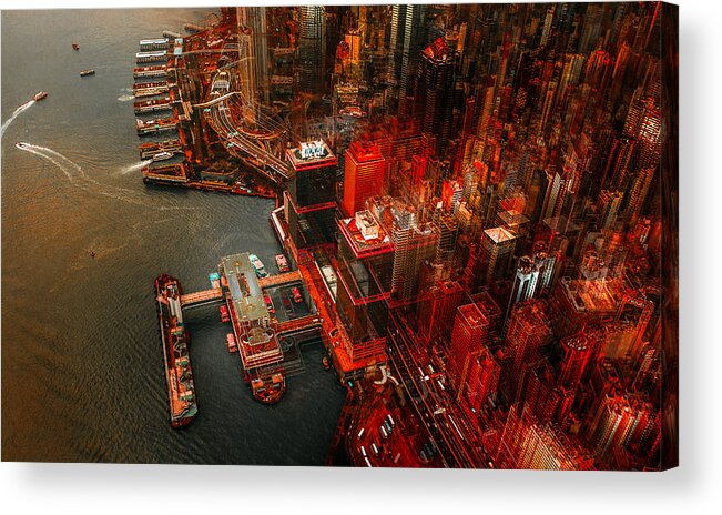 Hongkong Acrylic Print featuring the photograph Hk by Carmine Chiriac