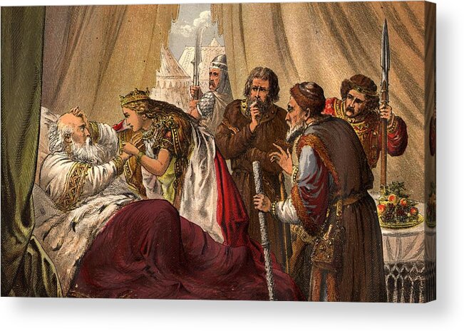Crown Acrylic Print featuring the photograph King Lear by Hulton Archive