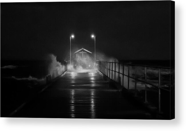 Storm Acrylic Print featuring the photograph Mordialloc Storm by John Parkinson