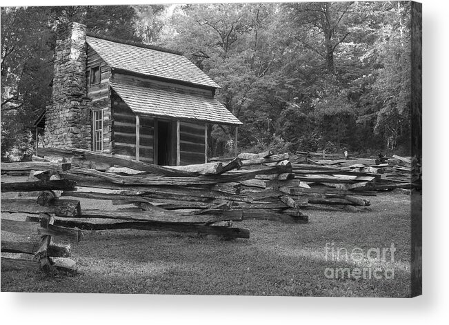 Cades Cove Acrylic Print featuring the photograph Passing Through Time 2 by Mike Eingle
