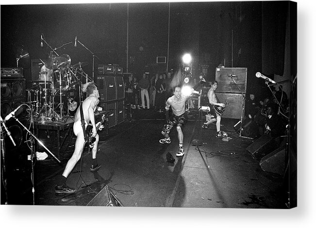 Rock Music Acrylic Print featuring the photograph Red Hot Chili Peppers London Astoria by Martyn Goodacre