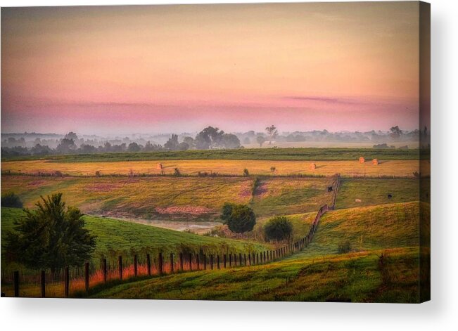 Farm Acrylic Print featuring the photograph Rural Landscape by Jack Wilson
