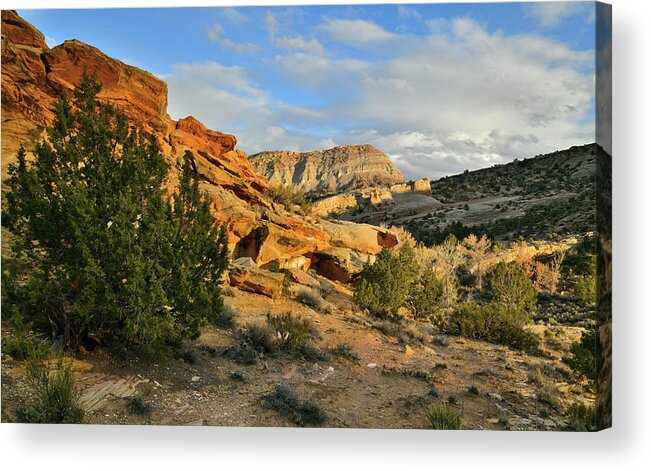 Colorado National Monument Acrylic Print featuring the photograph Sunset on East Colorado National Monument by Ray Mathis