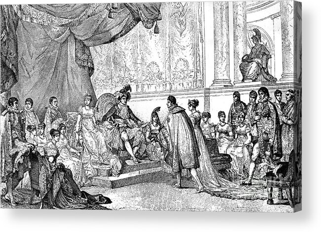 Event Acrylic Print featuring the drawing The Wedding Of Jerome Bonaparte, 22nd by Print Collector