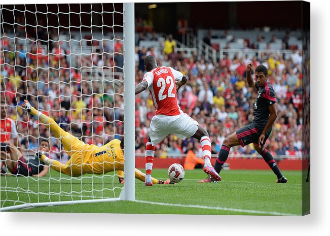 Sport Acrylic Print featuring the photograph Arsenal v Benfica - Emirates Cup #19 by Michael Regan