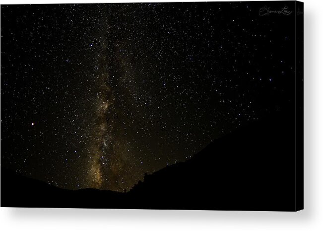 Milky Way Astrophotography Fstop101 Night Sky Stars Acrylic Print featuring the photograph Milky Way #3 by Geno Lee