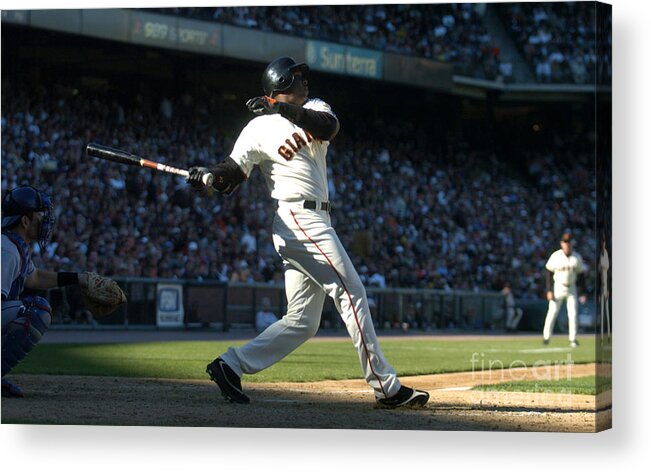 California Acrylic Print featuring the photograph Barry Bonds #7 by Kirby Lee