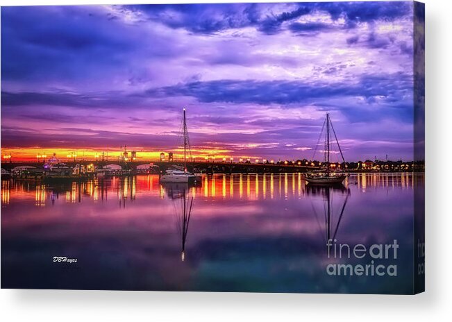 Bridges Acrylic Print featuring the photograph Bridge Of Lions by DB Hayes