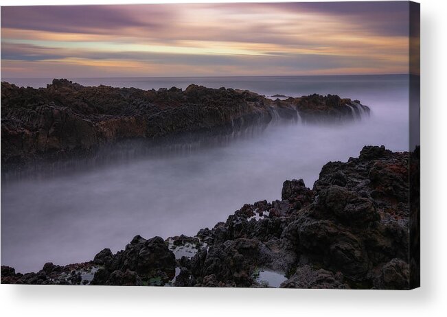Oregon Acrylic Print featuring the photograph Cape Perpetua 2 min of relaxation by Darren White