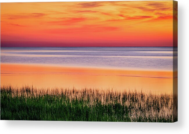 Cape Cod Acrylic Print featuring the photograph Cape Sunset Layers by C Renee Martin