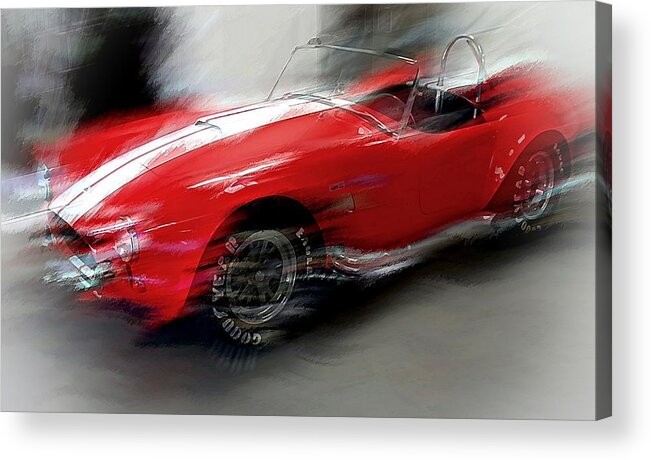 Cobra Acrylic Print featuring the digital art Cobra by David Manlove