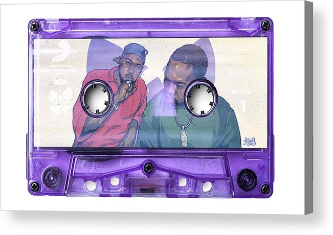 Chef Acrylic Print featuring the drawing Cuban Linx 25 by Miggs The Artist