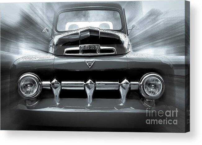 Ford Acrylic Print featuring the photograph Ford F-100 by Franchi Torres