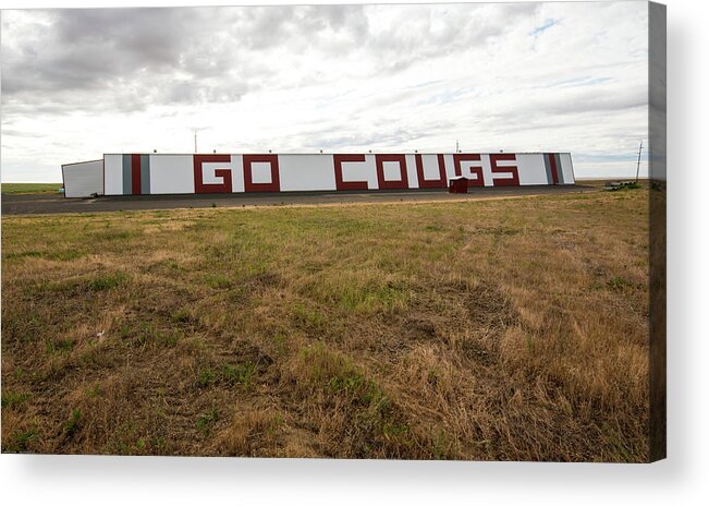 Go Cougs Acrylic Print featuring the photograph Go Cougs by Tom Cochran