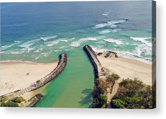 Kingscliff Acrylic Print featuring the photograph Kingscliff Creek by Andre Petrov