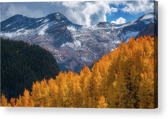 Colorado Landscapes Acrylic Print featuring the photograph Lead King Gold by Darren White