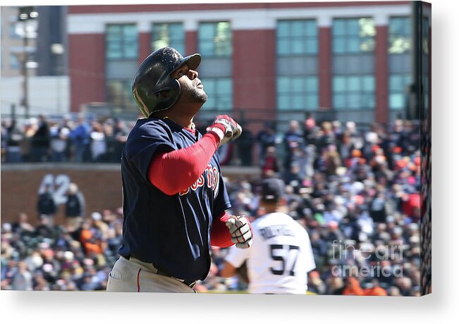People Acrylic Print featuring the photograph Pablo Sandoval by Leon Halip