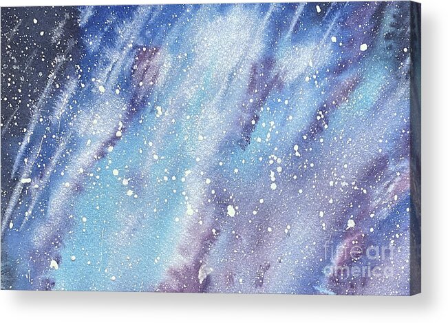 Sky Acrylic Print featuring the painting Sky at Night by Lisa Neuman
