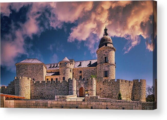 Castle Acrylic Print featuring the photograph The Castle of Simancas by Micah Offman