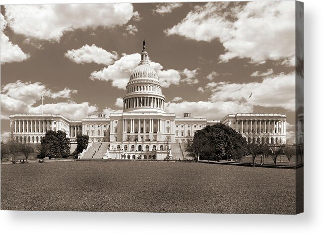 Us Capitol Acrylic Print featuring the photograph United States Capitol Building S by Mike McGlothlen