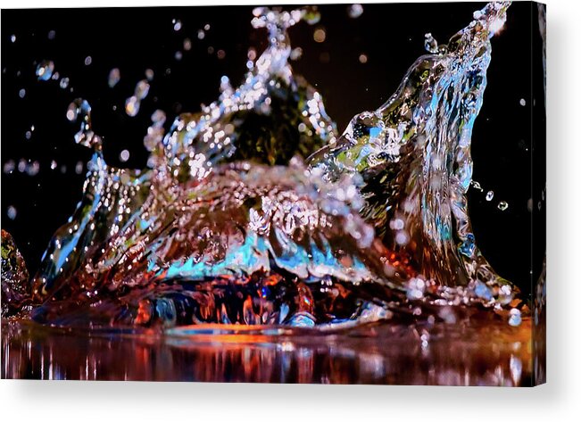 Water Acrylic Print featuring the photograph Water Splash 3 by Patricia Piotrak