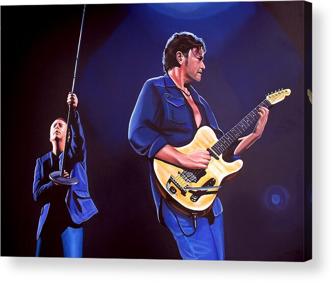 Simple Minds Acrylic Print featuring the painting Simple Minds by Paul Meijering