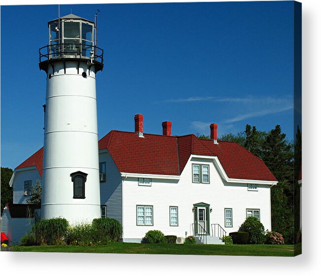Lighthouse Acrylic Print featuring the photograph Chatham Lighthouse by Juergen Roth