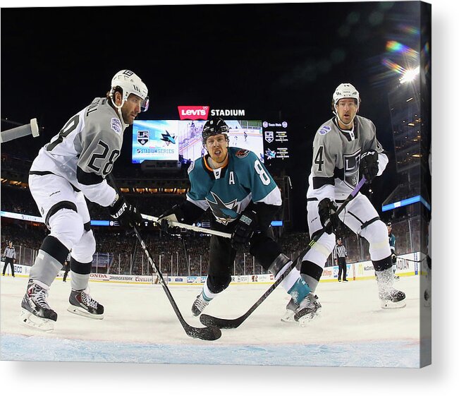 Levi's Acrylic Print featuring the photograph 2015 Coors Light Stadium Series - Los by Bruce Bennett