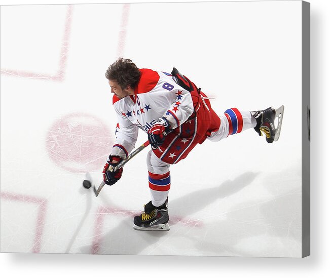 Playoffs Acrylic Print featuring the photograph Washington Capitals V New York #8 by Bruce Bennett