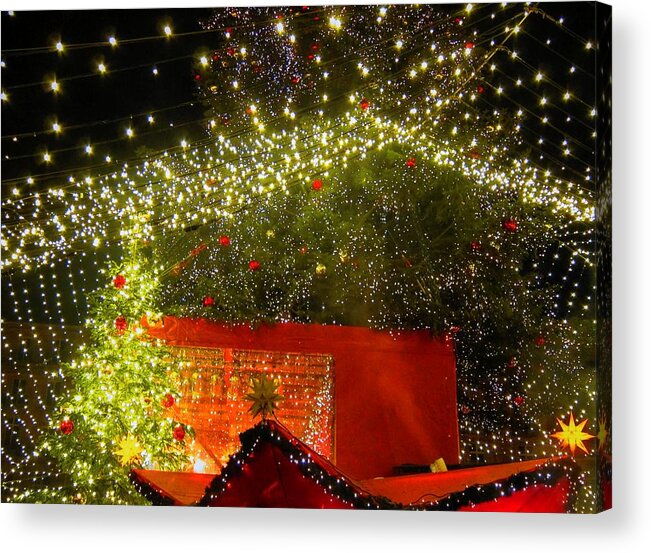 Christmas Acrylic Print featuring the photograph Amazing Christmas Lights by Andreas Thust