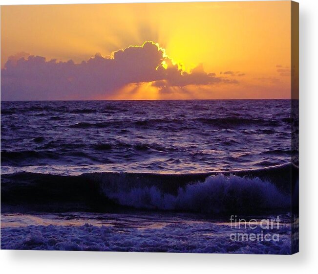 Bestseller Acrylic Print featuring the photograph Amazing - Florida - Sunrise by D Hackett