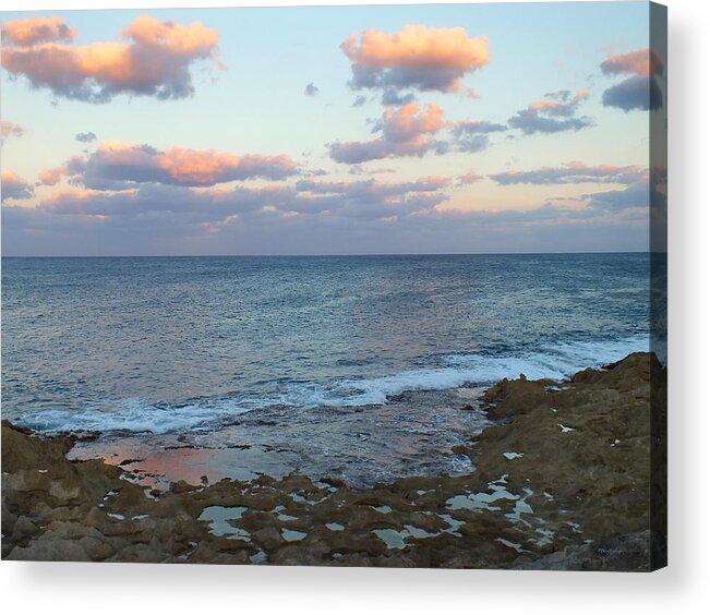 Duane Mccullough Acrylic Print featuring the photograph Atlantic Sunset at Whale Point by Duane McCullough