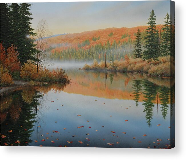 Jake Vandenbrink Acrylic Print featuring the painting Beside the Still Water by Jake Vandenbrink