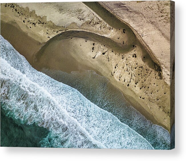 Aerial Acrylic Print featuring the photograph Big Sur Aerial by Rob Darby