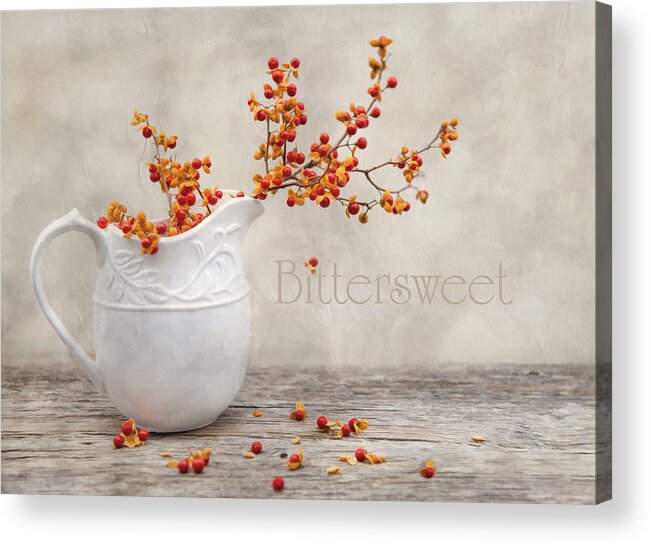 Bittersweet Acrylic Print featuring the photograph Bittersweet by Robin-Lee Vieira