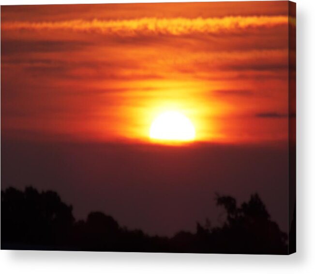 Landscape Acrylic Print featuring the photograph Brushstrokes at Dawn by Condor   