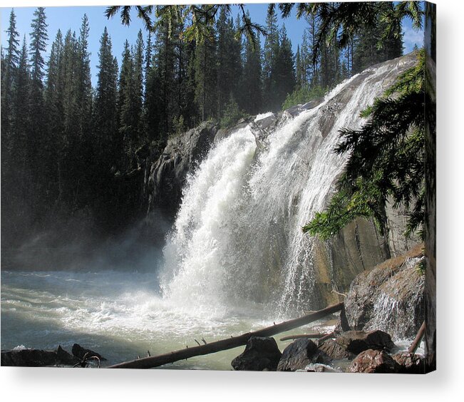 Landscape Acrylic Print featuring the photograph Bugaboo Falls by Gerry Bates