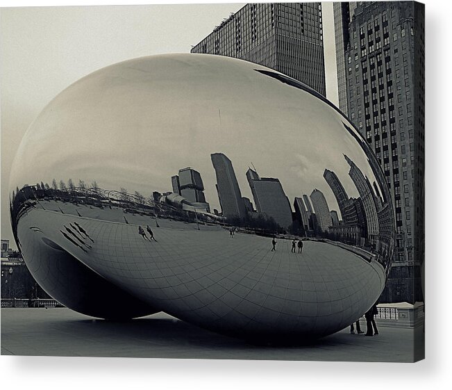 Cloud Gate Acrylic Print featuring the photograph Cloud Gate by Gia Marie Houck