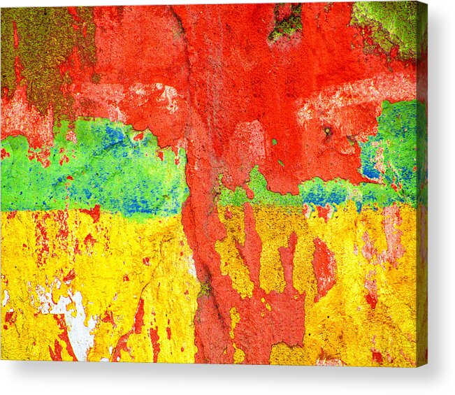 Abstract Acrylic Print featuring the photograph Color Splash by Prakash Ghai