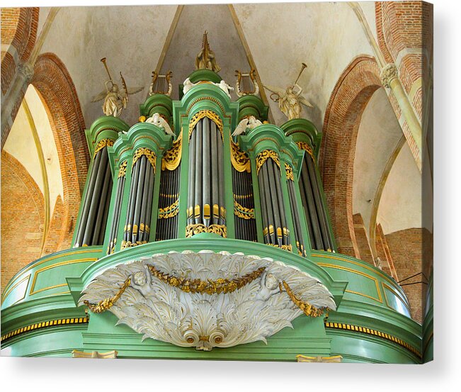 Orgeln Acrylic Print featuring the photograph Deventer organ by Jenny Setchell