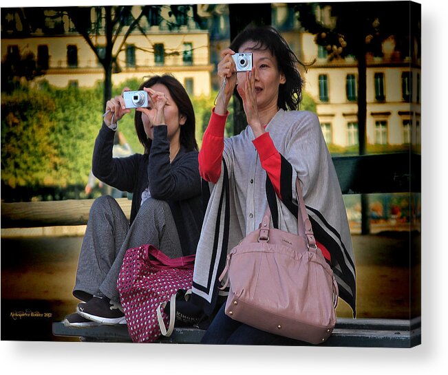 Photographers Acrylic Print featuring the photograph Double Take by Aleksander Rotner