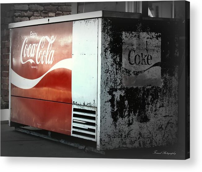 Coke Acrylic Print featuring the photograph Enjoy Coca Cola by Debra Forand