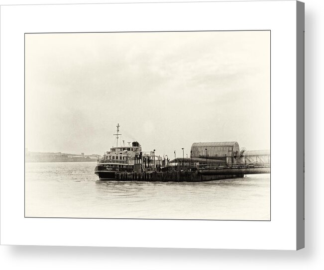 Liverpool Museum Acrylic Print featuring the photograph Ferry at the terminal by Spikey Mouse Photography