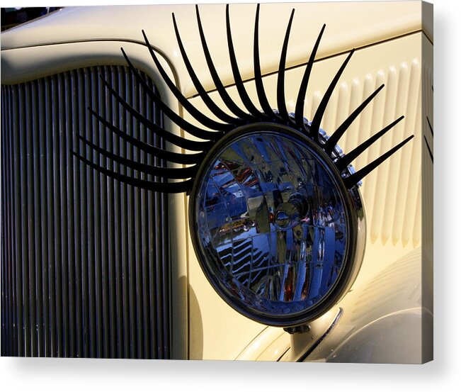 Ford Acrylic Print featuring the photograph Flirting with a 1933 Ford by Joe Kozlowski